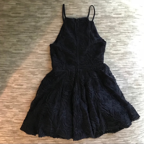 Fit & Flare Halter Homecoming Short Prom Dress - Picture 5 of 8